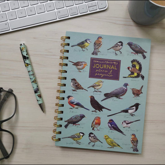 A5 notebook - birds