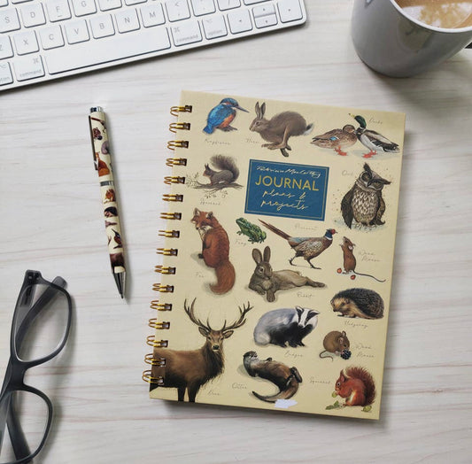 A5 notebook - wildlife