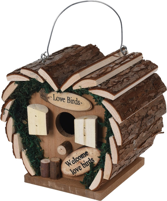 Wooden Love Birds Nesting Box